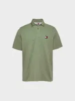 Tommy Hilfiger Jeans - Men's Regular Fit Branded Neck Short Sleeve Polo