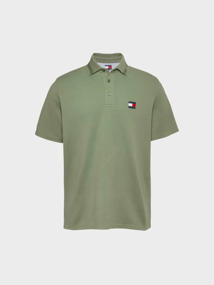 Tommy Hilfiger Jeans - Men's Regular Fit Branded Neck Short Sleeve Polo - Image 3