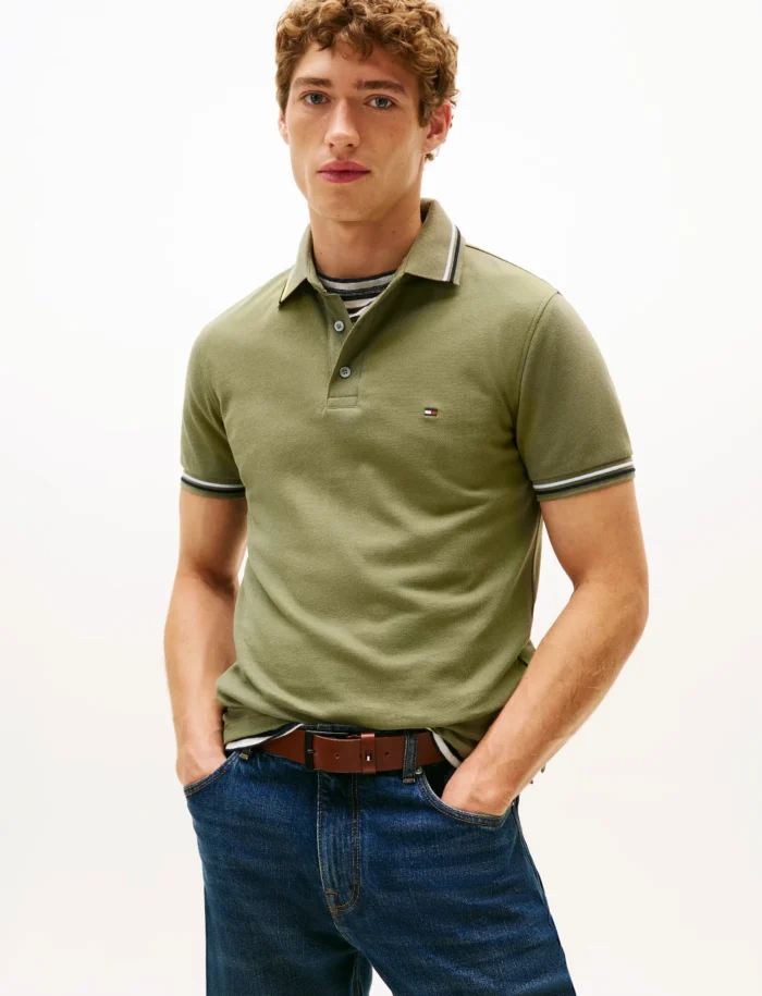 Tommy Hilfiger- TIPPED SLIM FIT SEASONAL POLO - Image 5
