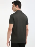 Men Solid Polo Neck Cotton B - Image 5