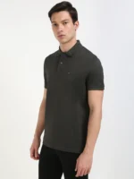 Men Solid Polo Neck Cotton B - Image 6