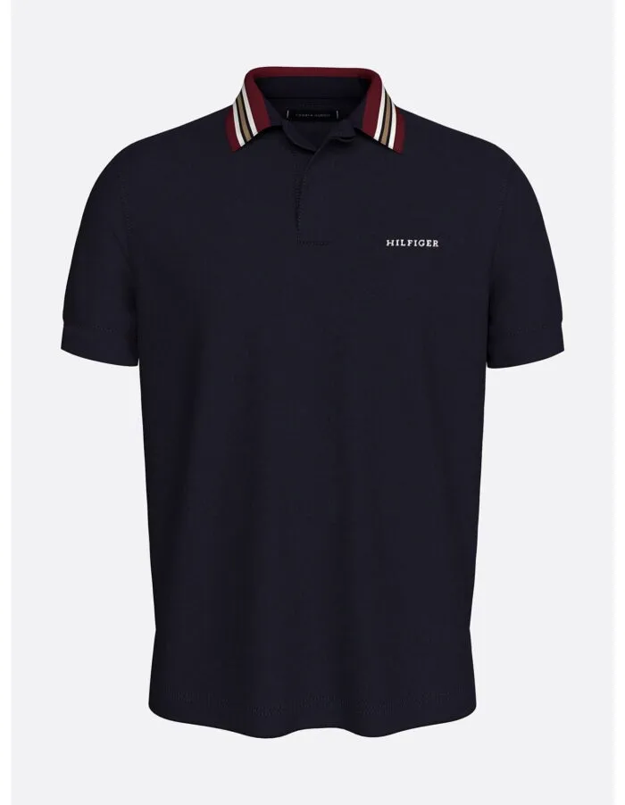 Tommy Hilfiger Contrast Collar Regular Polo Shirt - Image 5