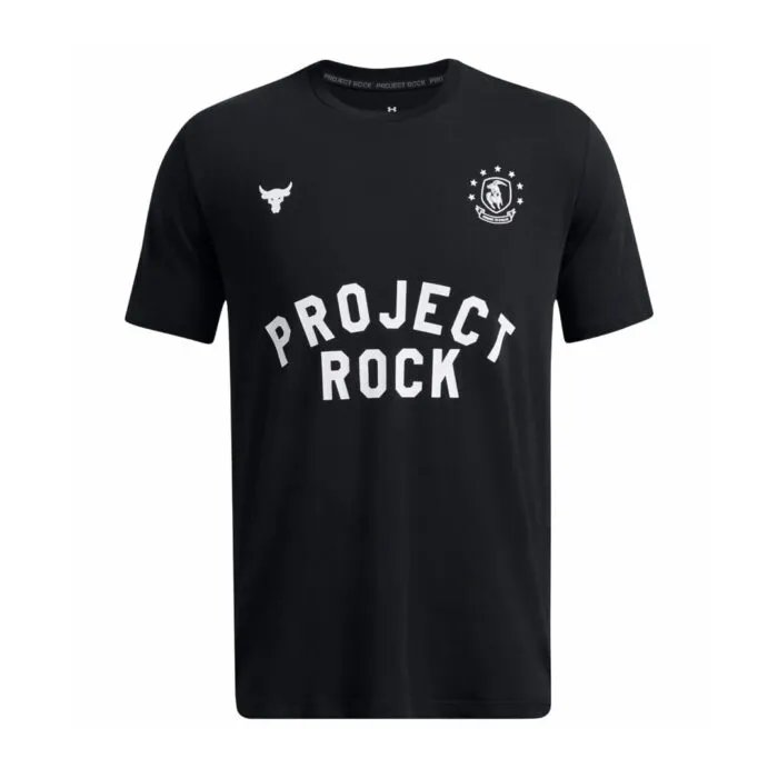 UNDER ARMOUR PROJECT ROCK SS BOH 1386890-001 Black - Image 4