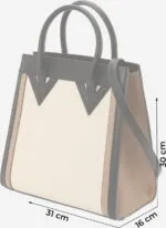 19V69 Italia Color-Block Satchel - Image 2