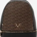 Robi  AOP 19V69 Italia Monogram Backpack - Brown