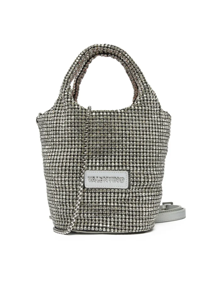 Valentino- Nabilah handbag VBS8FI04 silver color - Image 3
