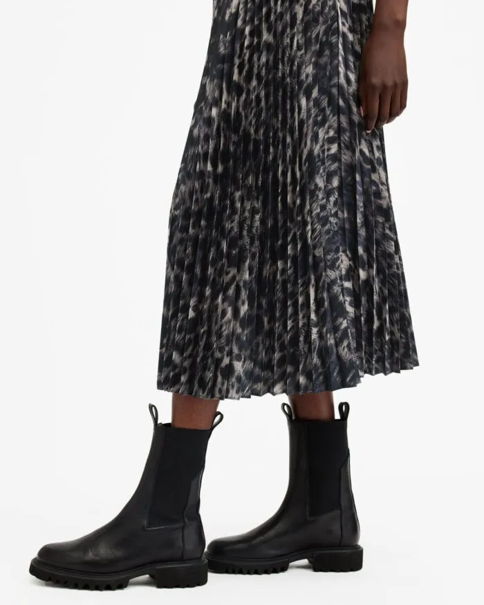Jinx 2-In-1 Printed Pleated Maxi Dress - Image 9