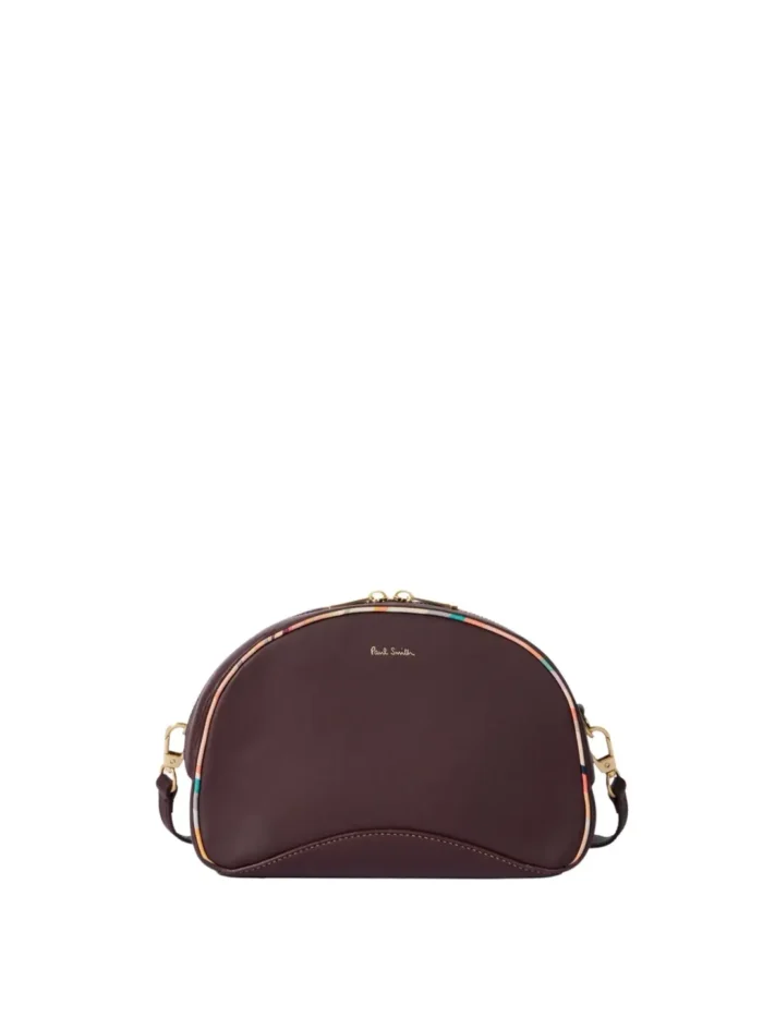 Paul Smith Women's Burgundy Inverted 'Dusky Swirl' Rounded Camera Bag W1A-8120-PSWITR Col 28 - Image 2