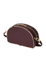 Paul Smith Women's Burgundy Inverted 'Dusky Swirl' Rounded Camera Bag W1A-8120-PSWITR Col 28 - Image 4