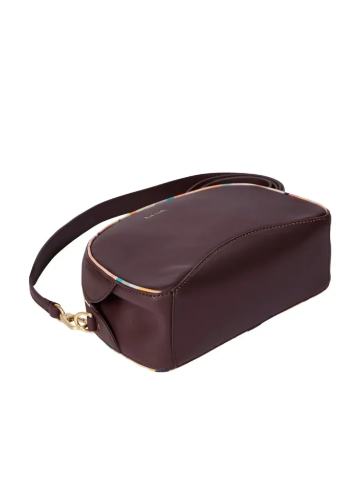 Paul Smith Women's Burgundy Inverted 'Dusky Swirl' Rounded Camera Bag W1A-8120-PSWITR Col 28 - Image 5