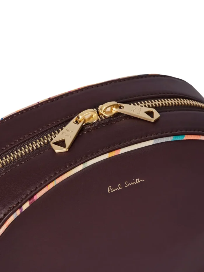 Paul Smith Women's Burgundy Inverted 'Dusky Swirl' Rounded Camera Bag W1A-8120-PSWITR Col 28 - Image 6