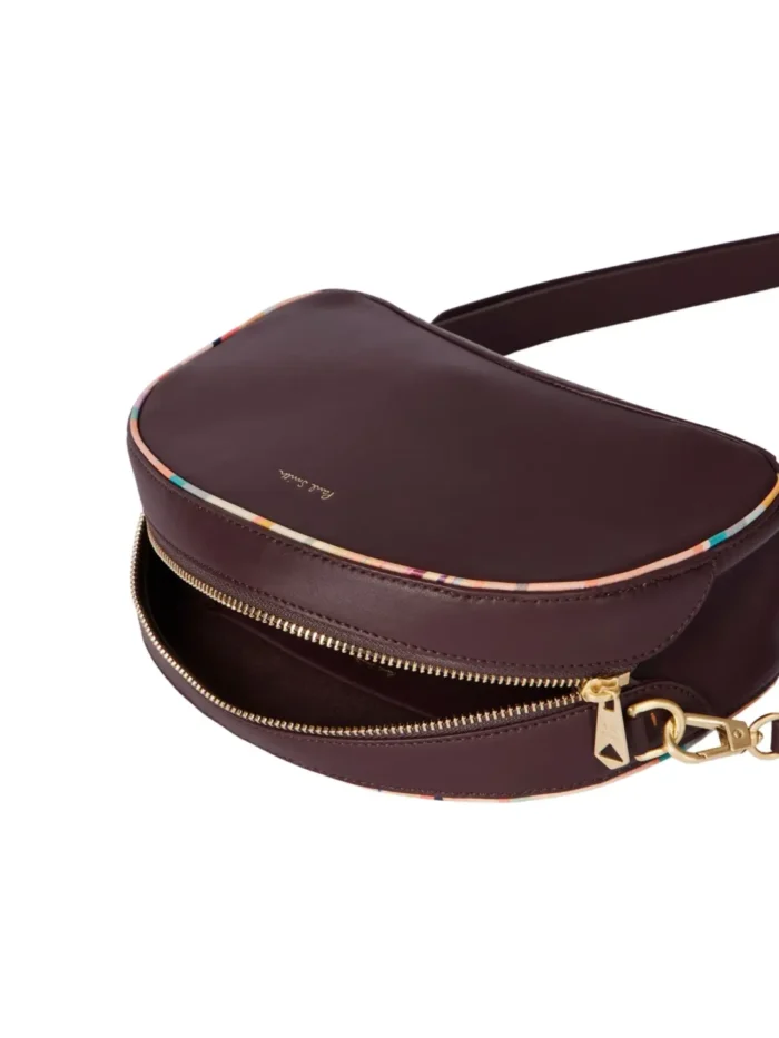 Paul Smith Women's Burgundy Inverted 'Dusky Swirl' Rounded Camera Bag W1A-8120-PSWITR Col 28 - Image 7