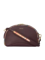 Paul Smith Women's Burgundy Inverted 'Dusky Swirl' Rounded Camera Bag W1A-8120-PSWITR Col 28 - Image 8