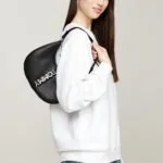 City Metal Logo Shoulder Bag