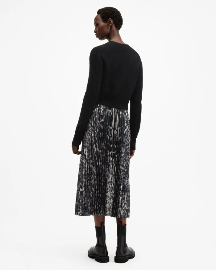 Jinx 2-In-1 Printed Pleated Maxi Dress - Image 2