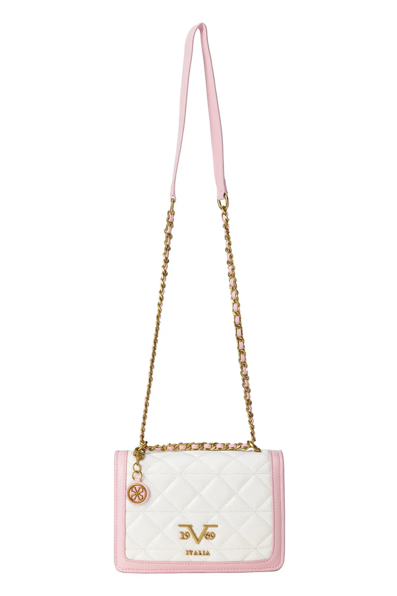 19-BA-1917 19V69 Italia by Versace OFFWHITE/PIN V69WBAG12 - Image 1