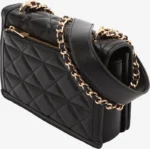 19V69 Italia by Versace Crossbody Bag 'Gaby Gold' in Black BLACK V69WBAS185 - Image 3