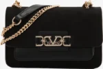 19V69 Italia by Versace Crossbody Bag 'Jonna Large Gold' in Black V69WBAG51LG