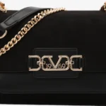 19V69 Italia by Versace Crossbody Bag 'Jonna Large Gold' in Black V69WBAG51LG