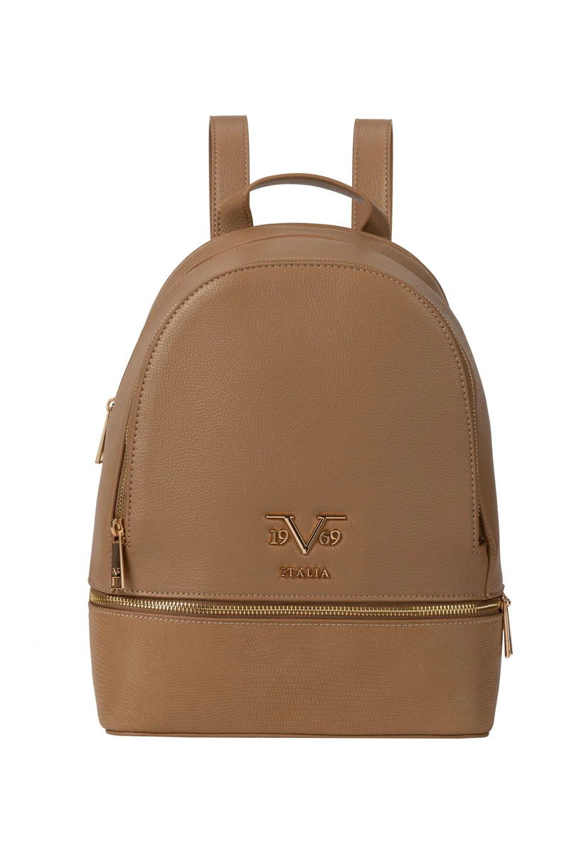 19-BA-1944 19V69 Italia by Versace Backpack 'Robi' TAUPE V69WBAG60 - Image 1