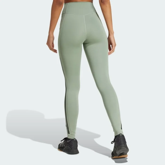 Adidas Optime 3-Stripes Full-Length Leggings - Image 4