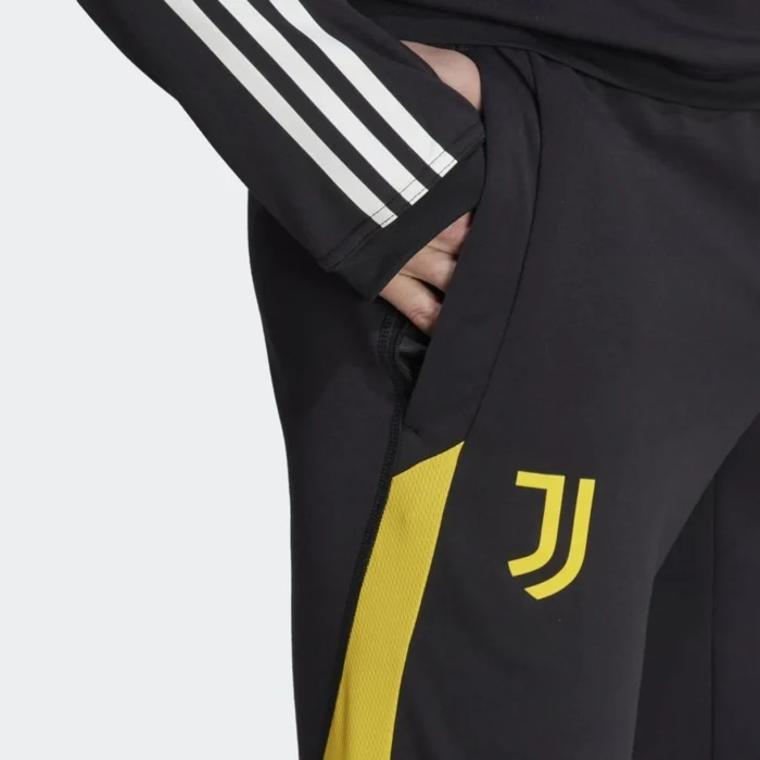 Juventus Training Trousers Tiro 23 - Black/Yellow - Image 2