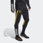 Juventus Training Trousers Tiro 23 - Black/Yellow - Image 4