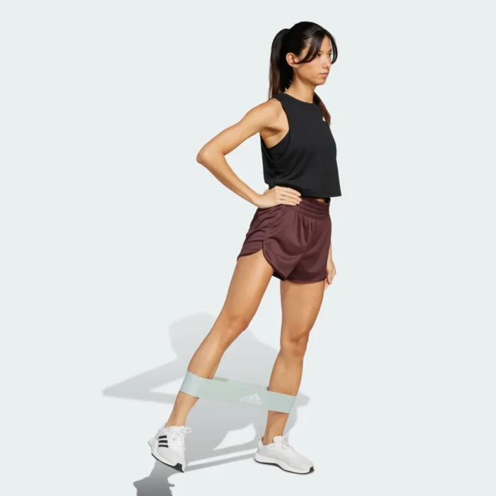 adidas Women Pacer Essentials Knit High Rise Shorts - Image 2