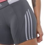 adidas Womens Hyperglam 5 Inch Short - Grey - Size XL - Grey - Image 2