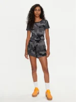 Sports shorts Essentials 3-Stripes Camo-Print IX3707 Gray Loose Fit - Image 3