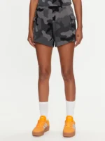 Sports shorts Essentials 3-Stripes Camo-Print IX3707 Gray Loose Fit - Image 4