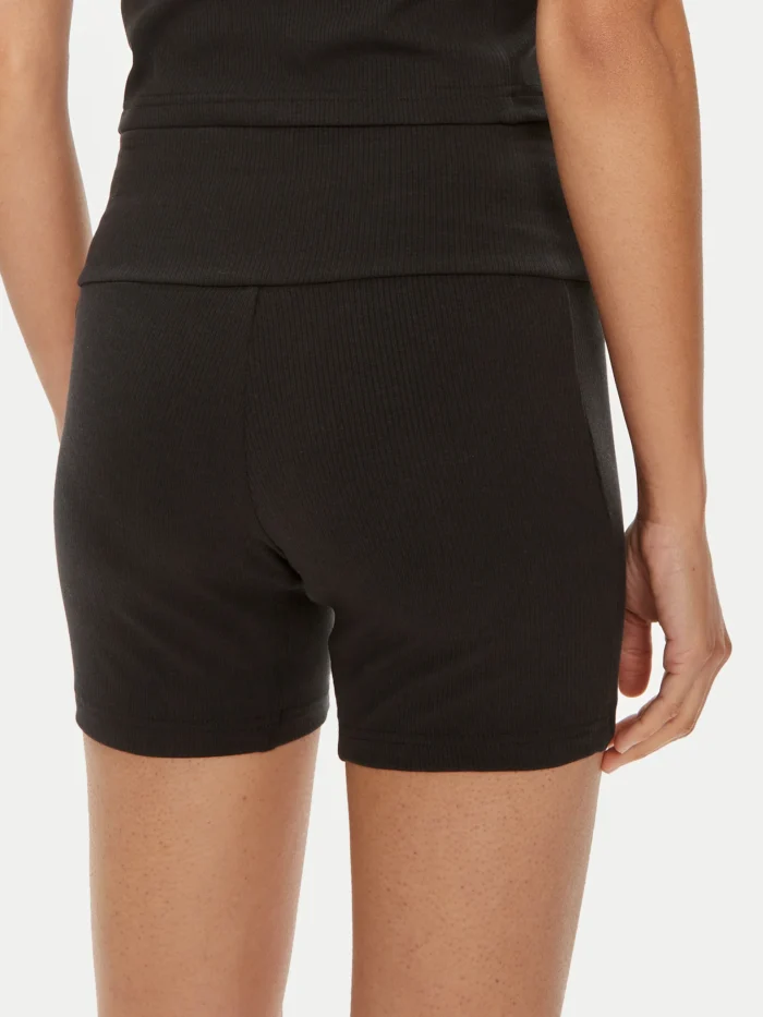 adidasIR8786 Black Slim Fit Lounge Sports Shorts - Image 5