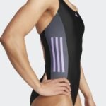 Swimsuit 3-Stripes Colorblocked Black - Image 5