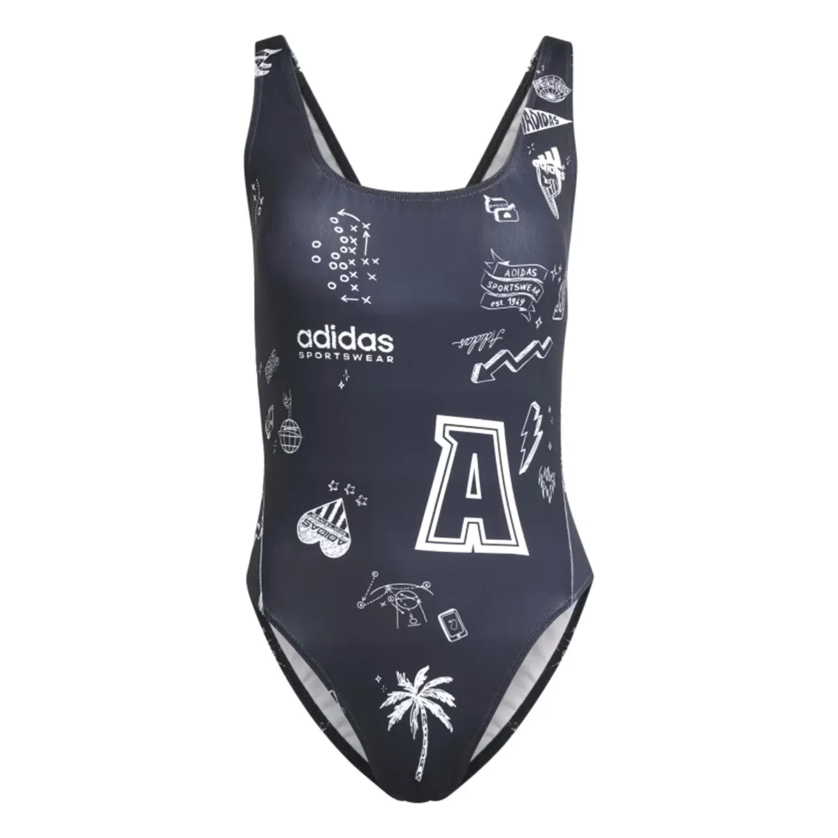 AD-SW-1981 (1) adidas BL Swimsuit Women's Swimsuit IA3343 - Image 1