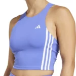 Tank top adidas Own the Run 3-Stripes crop
