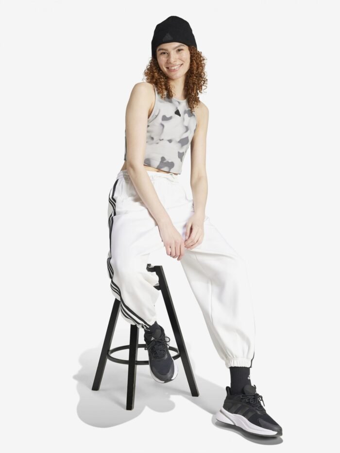 Top Adidas Future Icons 3-Stripes Cinzento - Image 4