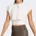 PrimeLift Boxy French Terry 3-Stripes Tank Top - Image 5