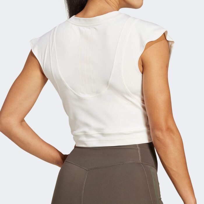 PrimeLift Boxy French Terry 3-Stripes Tank Top - Image 2