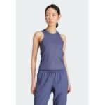 Adidas All Gym Seasonal Rib Tight Fit Tonal 3-Stripes Tank Top - Image 2