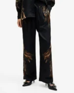 Tyler High Rise Silk Blend Trousers