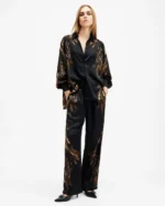 Tyler High Rise Silk Blend Trousers - Image 3