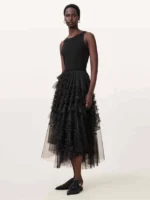 AllSaints - Women's Jen Tulle Maxi Skirt