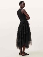 AllSaints - Women's Jen Tulle Maxi Skirt - Image 4