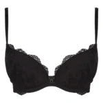 Ann Summers Black Sexy Lace Padded Plunge Bra