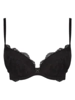 Ann Summers Black Sexy Lace Padded Plunge Bra