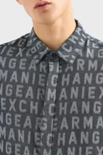 Armani Exchange Regular Fit Short-Sleeved Shirt Men Shirt 3Dzcd4 Z1Waz 05Hc - Image 2