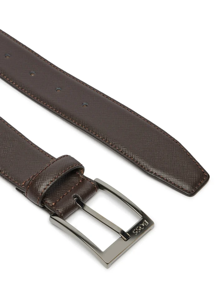 BOSSMen's belt Elloy-Al. 50522825 Brown - Image 4