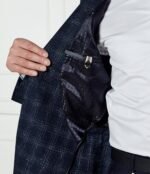 Woolen blazer H-Hutson-233 Slim Fit | with addition of linen - Image 9