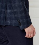 Woolen blazer H-Hutson-233 Slim Fit | with addition of linen - Image 8