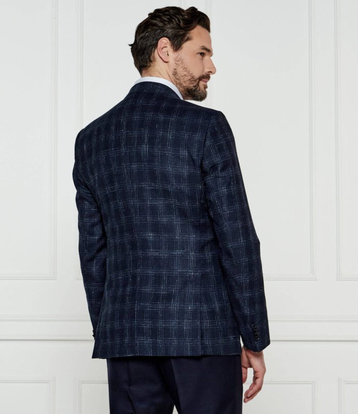 Woolen blazer H-Hutson-233 Slim Fit | with addition of linen - Image 5